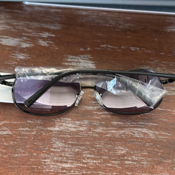 Fashion Elite black metallic full rim sunglasses NWT - Picture 2 of 16